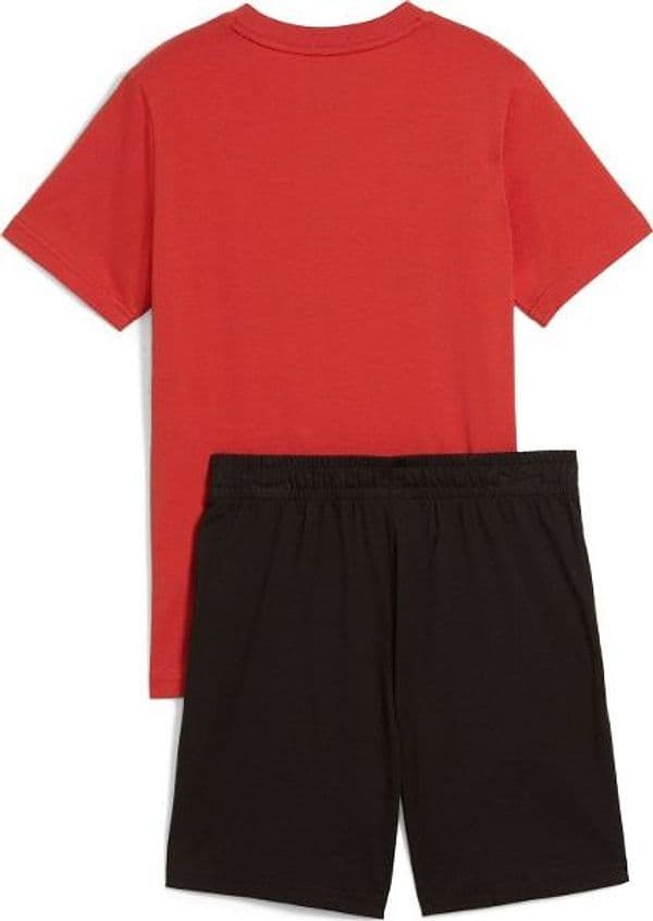 PUMA Logo Tee & Shorts Set G Red Fire in T-Shirt 3A Moda Mare Sport - Bellaria Igea Marina, commercioVirtuoso.it