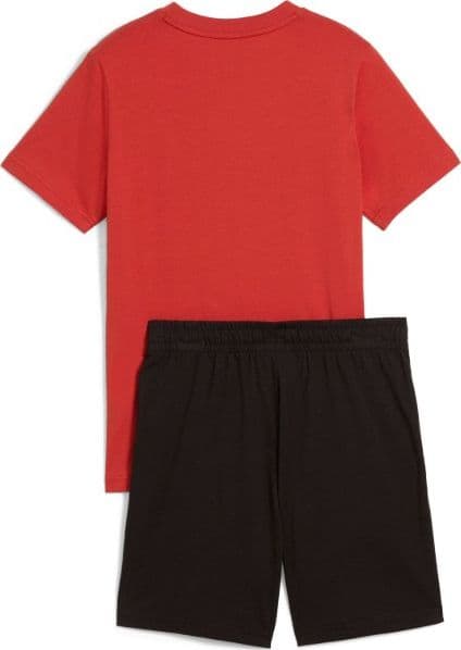 PUMA Logo Tee & Shorts Set G Red Fire in T-Shirt 3A Moda Mare Sport - Bellaria Igea Marina, commercioVirtuoso.it