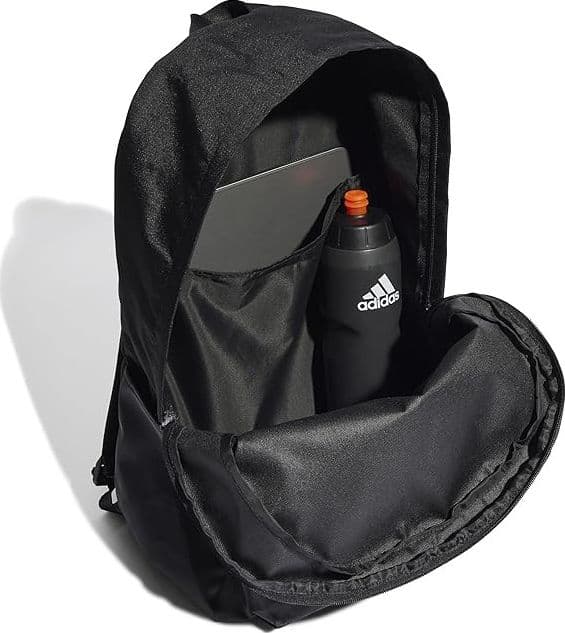 adidas Unisex - Adulto CLASSIC 3BARS BACKPACK, Black / White, One Size in Zaini Casual 3A Moda Mare Sport - Bellaria Igea Marina, commercioVirtuoso.it