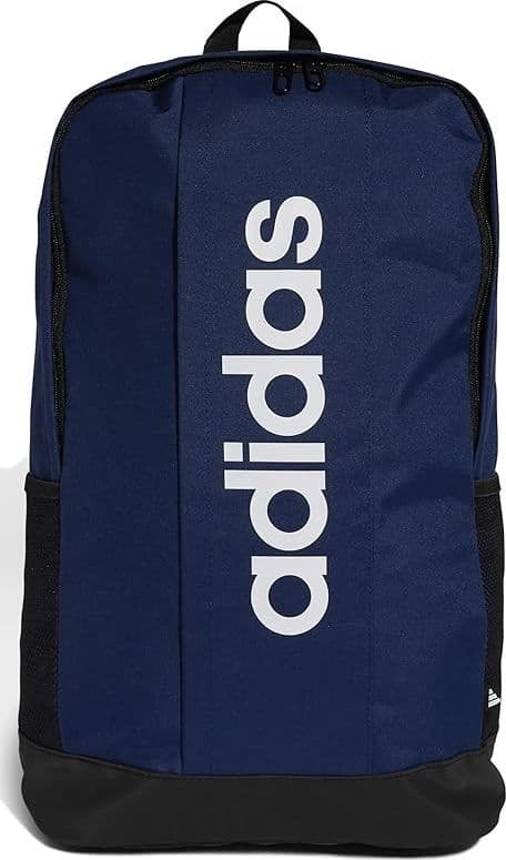 adidas Unisex - Adulto LINEAR BACKPACK, dark blue/white, One Size