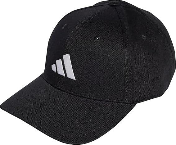 adidas Unisex - Adulto Baseball cap Cotton New Logo, Black/White