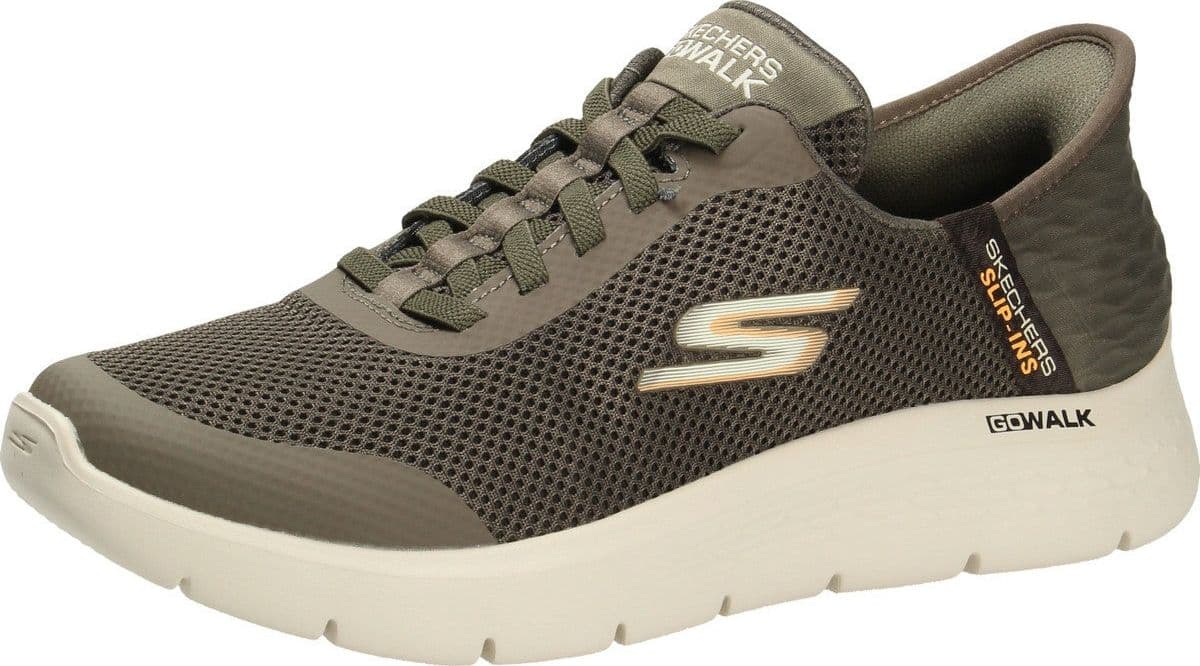 Skechers scarpa sneakers da uomo Slip-Ins , go Walk Flex Hands Up 216324/BRN marrone in Sneaker casual 3A Moda Mare Sport - Bellaria Igea Marina, commercioVirtuoso.it