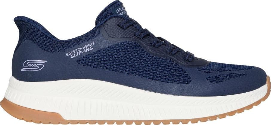 Skechers SlipIns Bobs Squad 4 Staple Look 117624NVY Blu Navy in Sneaker casual 3A Moda Mare Sport - Bellaria Igea Marina, commercioVirtuoso.it