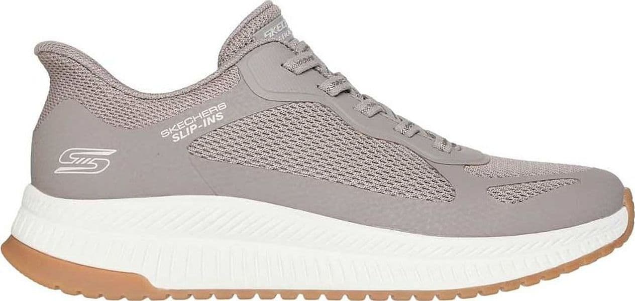 Skechers SlipIns Bobs Squad 4 Staple Look 117624TPE Tortora in Sneaker casual 3A Moda Mare Sport - Bellaria Igea Marina, commercioVirtuoso.it