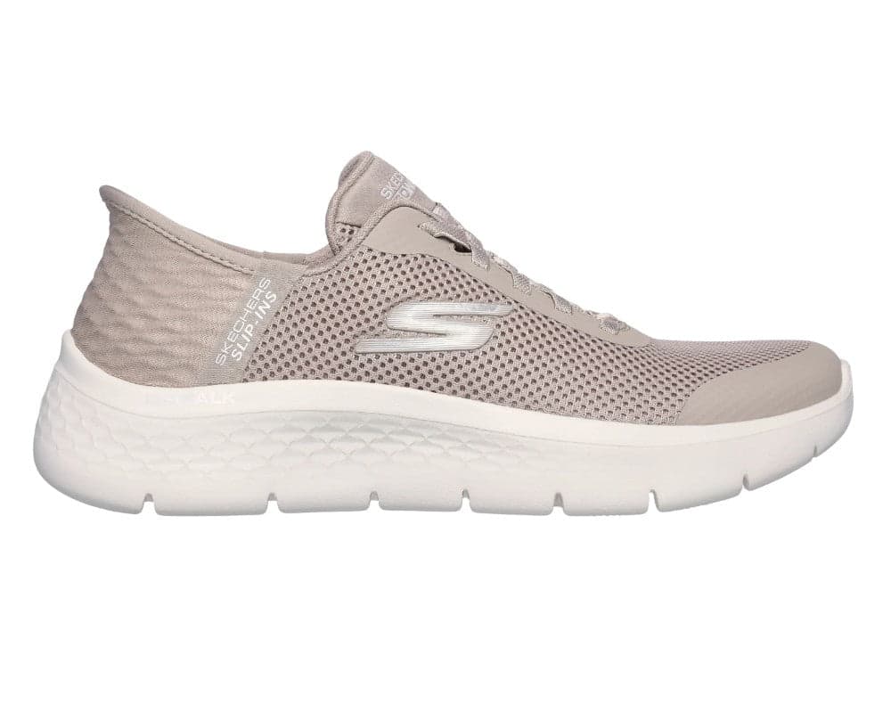 Skechers Sneaker da Donna Hands Free Slip-ins Go Walk Flex-Grand Entrance, Beige TPE in Sneaker casual 3A Moda Mare Sport - Bellaria Igea Marina, commercioVirtuoso.it