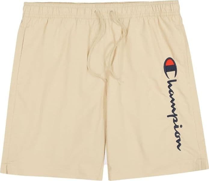 Champion BEACHSHORT Crinckle Taslon Water Repellent gr.125 Uomo Beige in Pantaloncini e calzoncini 3A Moda Mare Sport - Bellaria Igea Marina, commercioVirtuoso.it