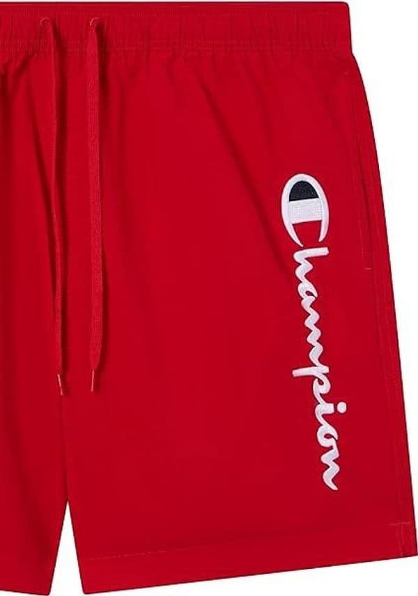 Champion BEACHSHORT Crinckle Taslon Water Repellent gr.125 Uomo Rosso in Pantaloncini e calzoncini 3A Moda Mare Sport - Bellaria Igea Marina, commercioVirtuoso.it