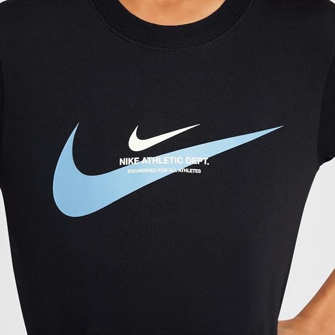 Nike Top B NSW Si Graphic Tee, Black, HV6970'010 in T-Shirt 3A Moda Mare Sport - Bellaria Igea Marina, commercioVirtuoso.it