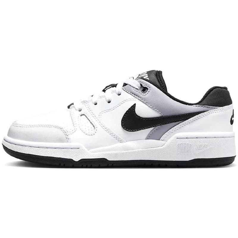 Nike Full Force GS, Sneaker JUNIOR, White/Black/Pewter in Sneaker casual 3A Moda Mare Sport - Bellaria Igea Marina, commercioVirtuoso.it