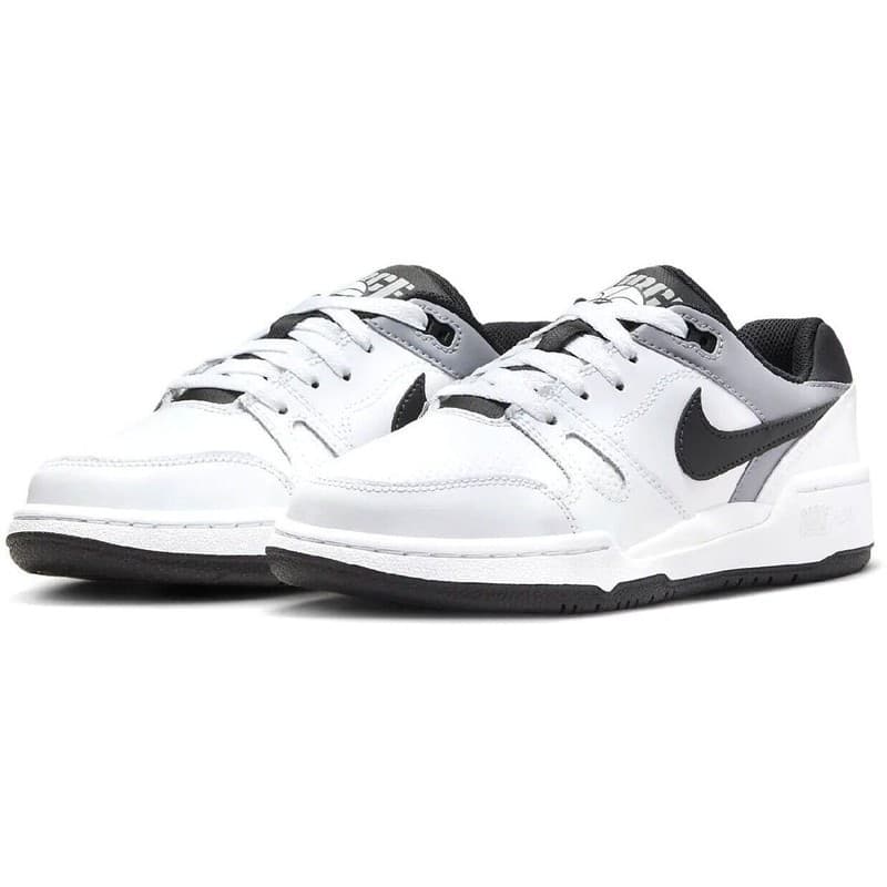 Nike Full Force GS, Sneaker JUNIOR, White/Black/Pewter in Sneaker casual 3A Moda Mare Sport - Bellaria Igea Marina, commercioVirtuoso.it