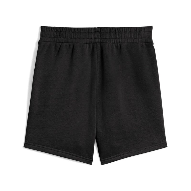 PUMA Ess Script High-Waist Shorts 5", Pantaloncini Lavorati a Maglia Donna, PUMA Black in T-shirt 3A Moda Mare Sport - Bellaria Igea Marina, commercioVirtuoso.it