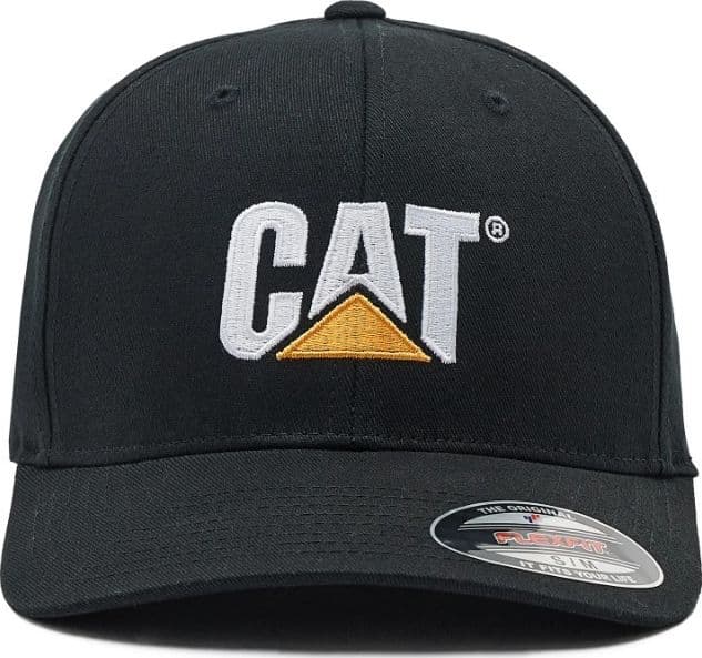 Berretto visiera precurvata Caterpillar CAT Trademark flexfit cap W01700 Black in Cappellini da baseball 3A Moda Mare Sport - Bellaria Igea Marina, commercioVirtuoso.it