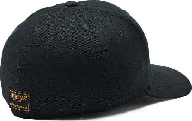 Berretto visiera precurvata Caterpillar CAT Trademark flexfit cap W01700 Black in Cappellini da baseball 3A Moda Mare Sport - Bellaria Igea Marina, commercioVirtuoso.it