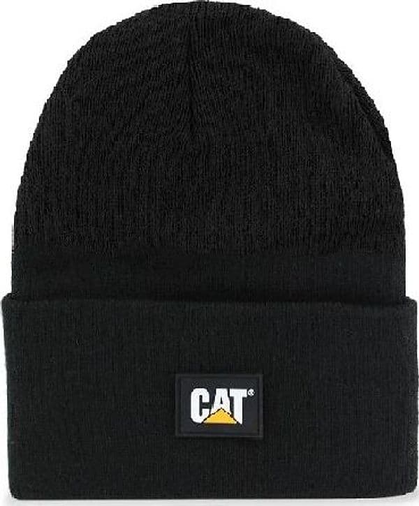 Caterpillar Cappello Uomo Trademark Label Cuff Beanie Black
