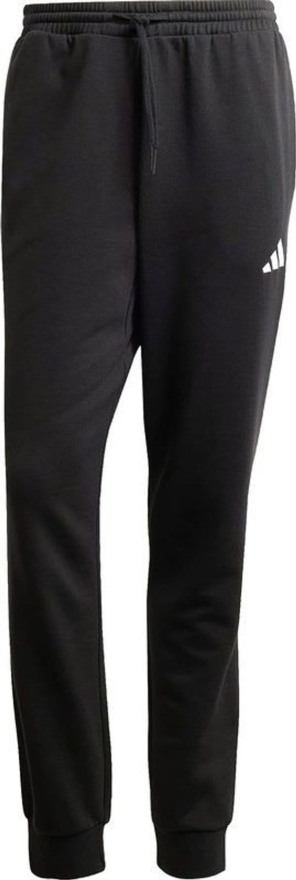 adidas Uomo Essentials FEELCOZY Fleece Pant, Black/White