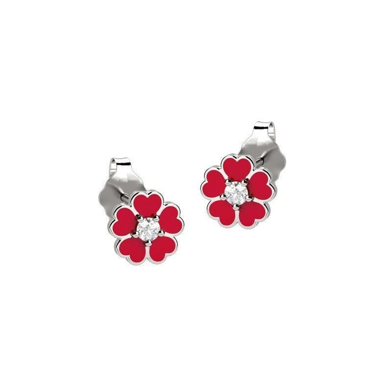 Nanàn Orecchino Fiore con "diamantino" in Orecchini Alba Gioielli - Casoria, commercioVirtuoso.it