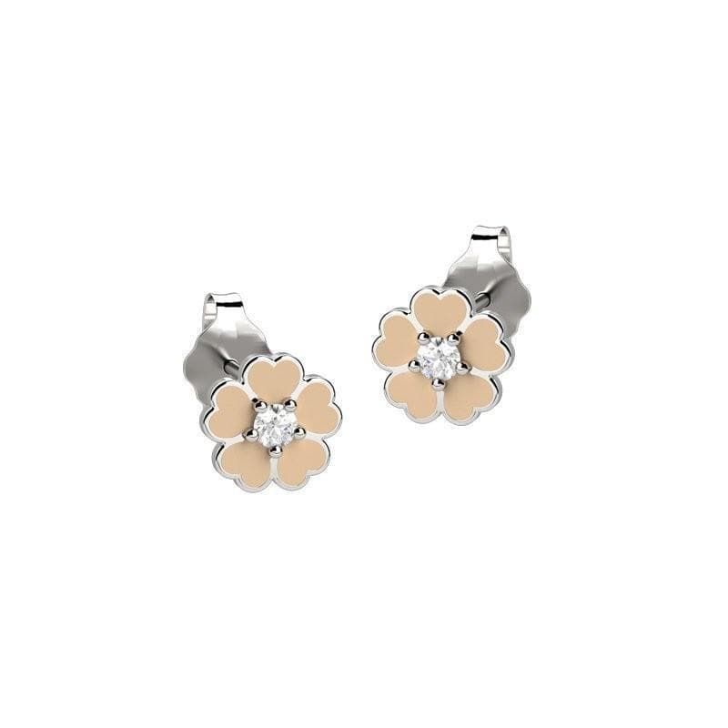 Nanàn Orecchino Fiore con "diamantino" in Orecchini Alba Gioielli - Casoria, commercioVirtuoso.it