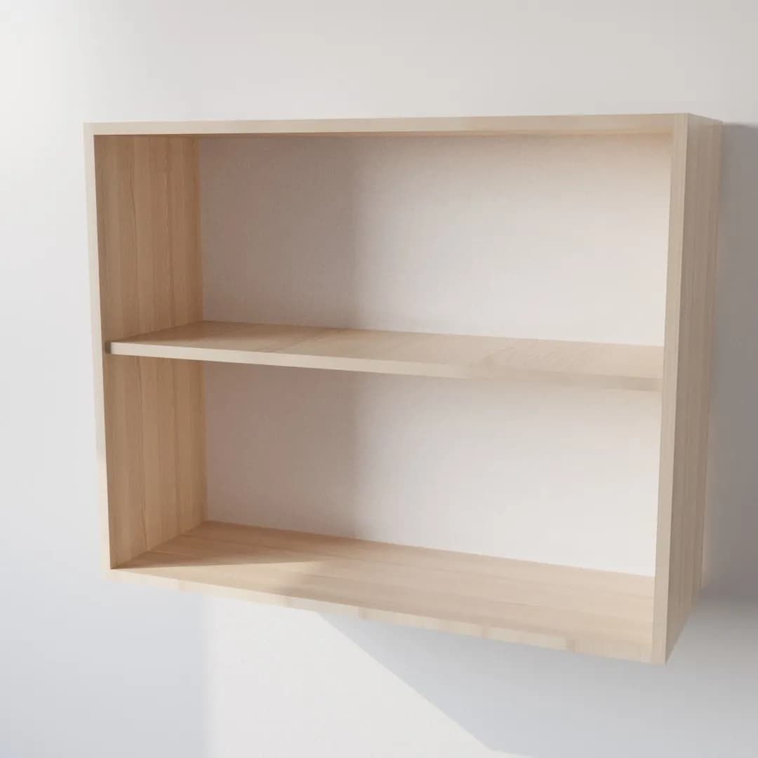Pensile Cucina in Legno Nobilitato Rovere con Ante Altezza 72 cm in prodotto Calandrelli - Napoli, commercioVirtuoso.it