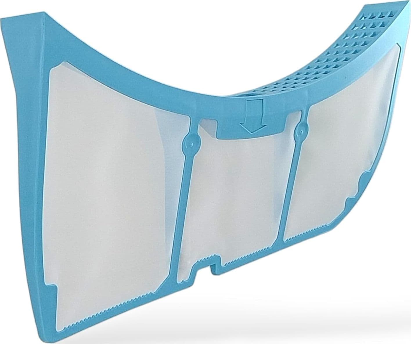 FILTRO A RETE BLU CONDENSER PER ASCIUGATRICE ARISTON WHIRLPOOL C00113848 in prodotto EuroStore07 - Alatri, commercioVirtuoso.it