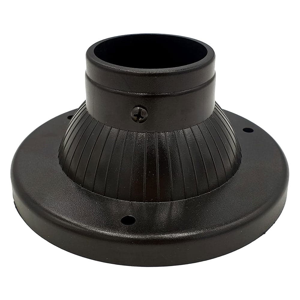 BASE PER PALO LANTERNA Ø 60 mm - 17 x h 7,9 cm In ABS nero DF 8042763 in prodotto EuroStore07 - Alatri, commercioVirtuoso.it