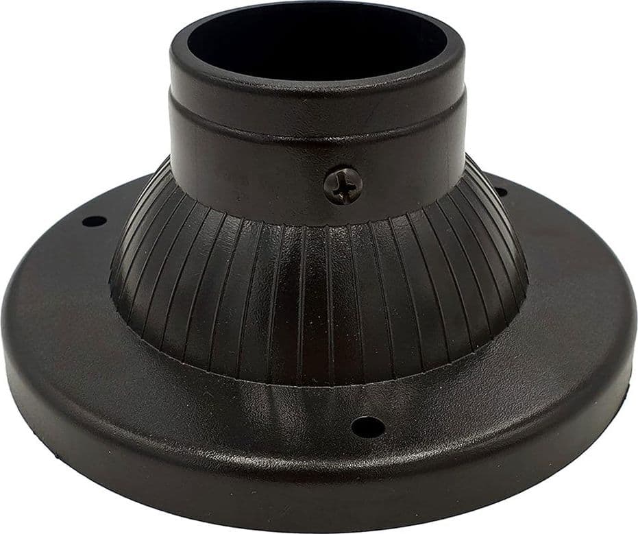 BASE PER PALO LANTERNA Ø 60 mm - 17 x h 7,9 cm In ABS nero DF 8042763 in prodotto EuroStore07 - Alatri, commercioVirtuoso.it