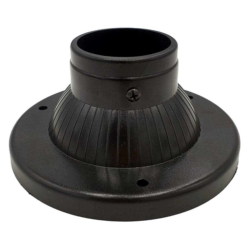 BASE PER PALO LANTERNA Ø 60 mm - 17 x h 7,9 cm In ABS nero DF 8042763 in prodotto EuroStore07 - Alatri, commercioVirtuoso.it