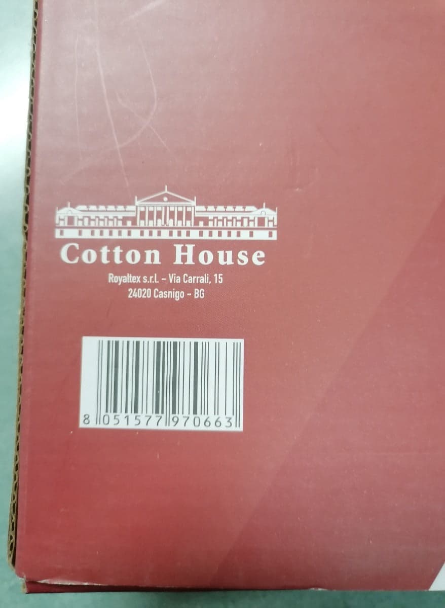 COTTON HOUSE - SALVAPOLTRONA DOUBLE FACE 80X45CM ROSSA in Fodere copridivano Stockdoc - Terni, commercioVirtuoso.it