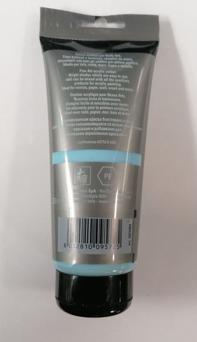 MAIMERI - COLORE ACRILICO CELESTE 200ml in Colori Stockdoc - Terni, commercioVirtuoso.it