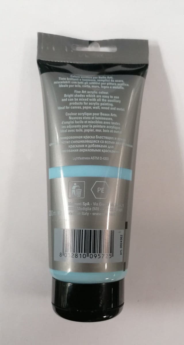 MAIMERI - COLORE ACRILICO CELESTE 200ml in Colori Stockdoc - Terni, commercioVirtuoso.it