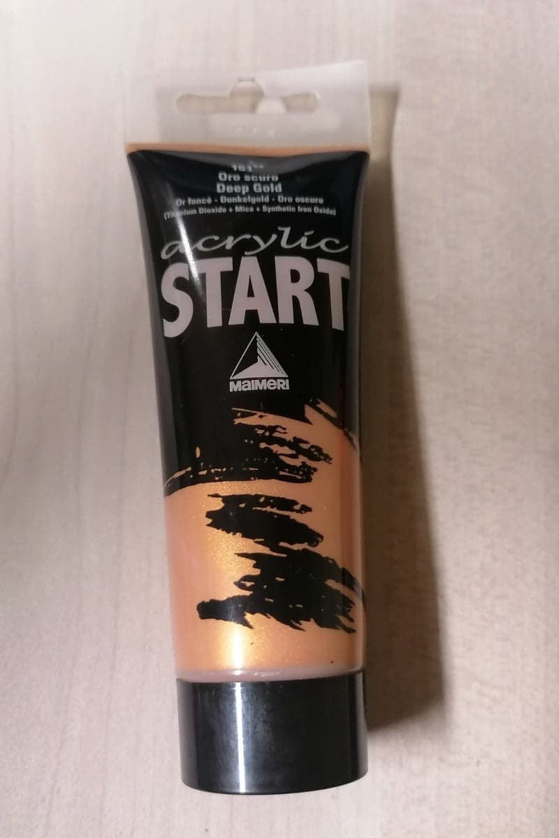 MAIMERI - COLORE ACRILICO ORO SCURO 75ml in Colori Stockdoc - Terni, commercioVirtuoso.it