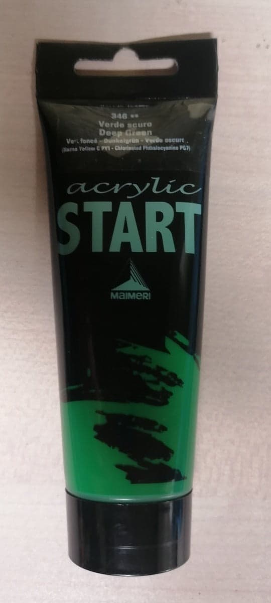 MAIMERI - COLORE ACRILICO VERDE SCURO 75ml in Colori Stockdoc - Terni, commercioVirtuoso.it