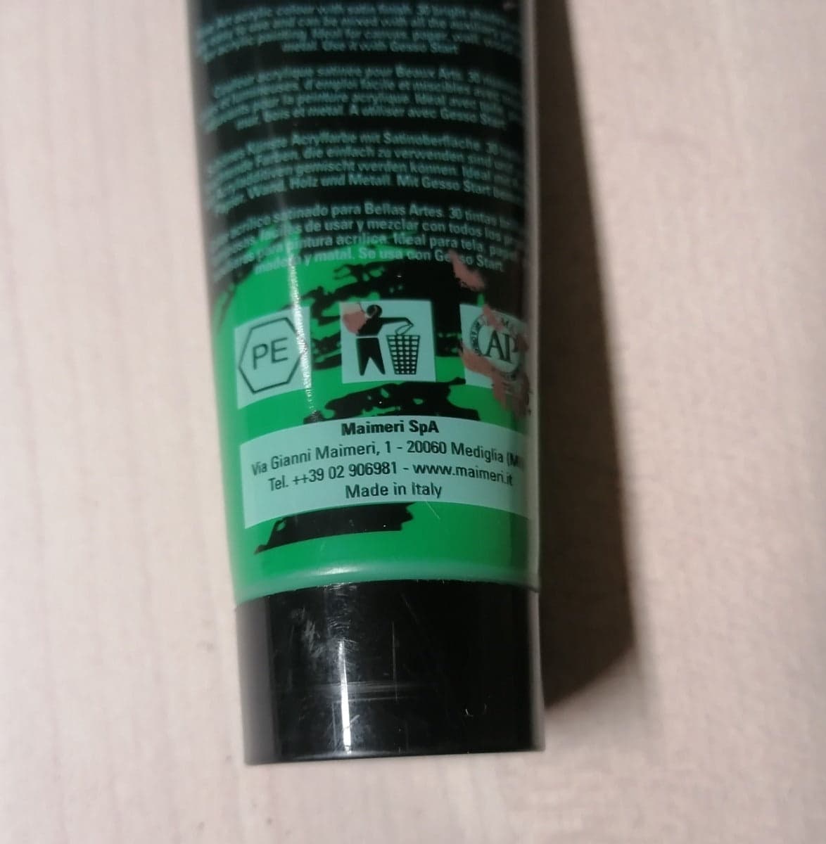 MAIMERI - COLORE ACRILICO VERDE SCURO 75ml in Colori Stockdoc - Terni, commercioVirtuoso.it