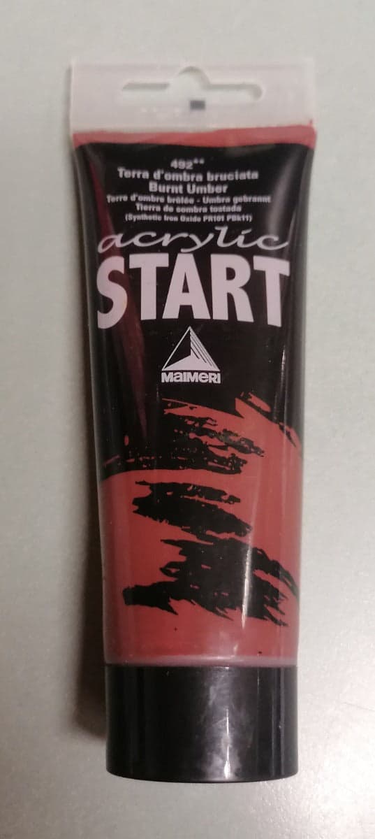 MAIMERI - COLORE ACRILICO TERRA D'OMBRA BRUCIATA 75ml in Colori Stockdoc - Terni, commercioVirtuoso.it