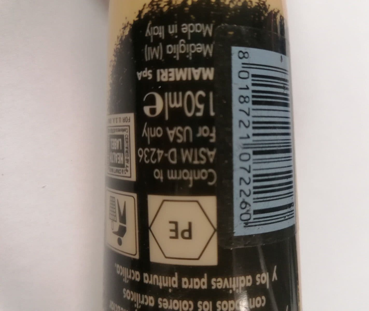 MAIMERI - COLORE ACRILICO ORO CHIARO 150ml in Colori Stockdoc - Terni, commercioVirtuoso.it