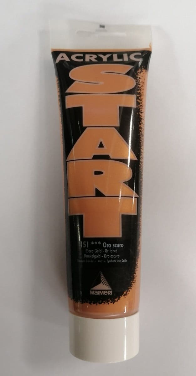 MAIMERI - COLORE ACRILICO ORO SCURO 150ml in Colori Stockdoc - Terni, commercioVirtuoso.it
