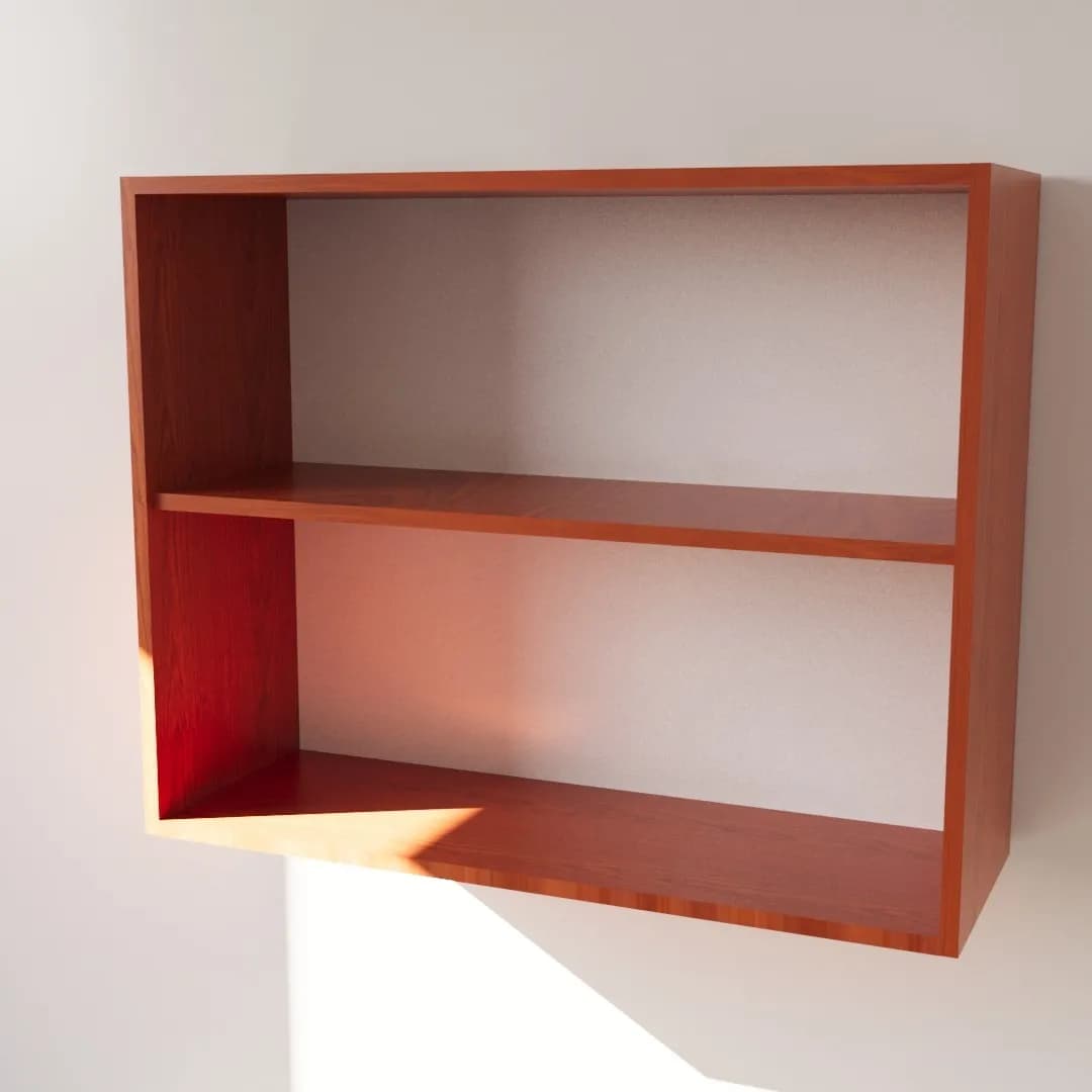 Pensile Cucina in Legno Nobilitato Ciliegio con Ante Altezza 72 cm in prodotto Calandrelli - Napoli, commercioVirtuoso.it