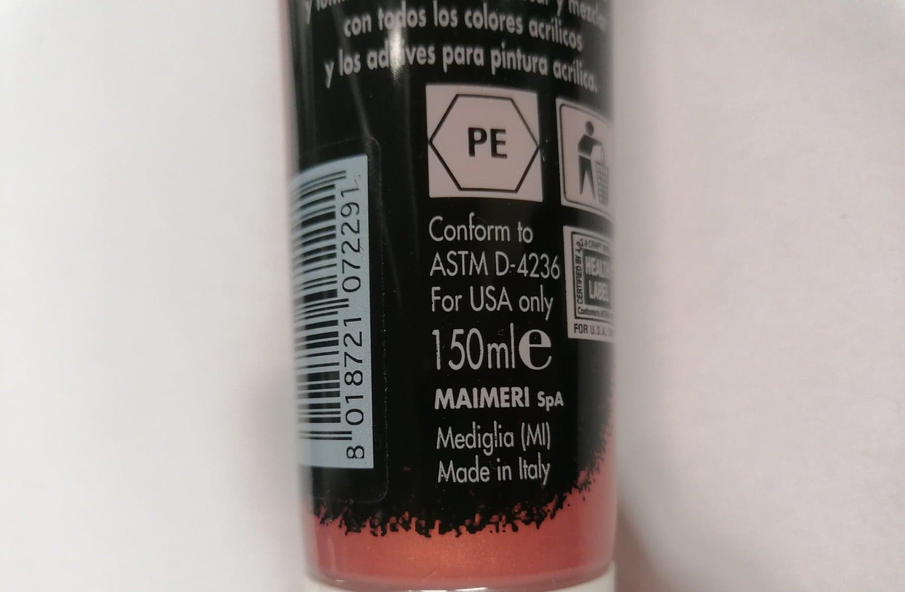 MAIMERI - COLORE ACRILICO RAME 150ml in Colori Stockdoc - Terni, commercioVirtuoso.it