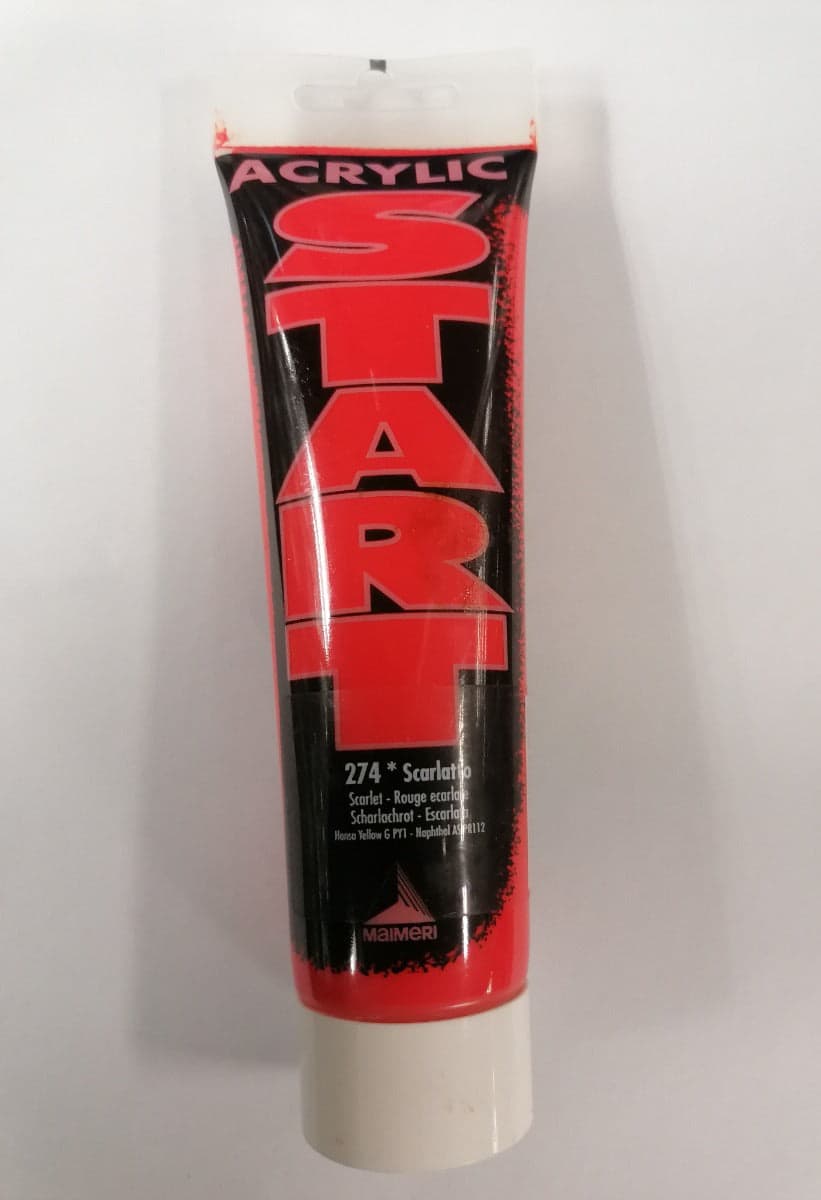 MAIMERI - COLORE ACRILICO SCARLATTO 150ml in Colori Stockdoc - Terni, commercioVirtuoso.it