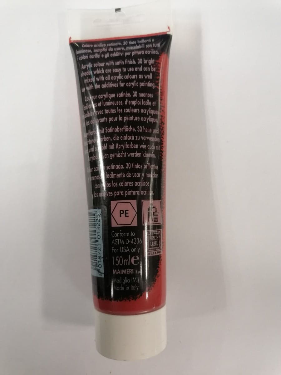 MAIMERI - COLORE ACRILICO TERRA SIENA BRILLANTE 150ml in Colori Stockdoc - Terni, commercioVirtuoso.it