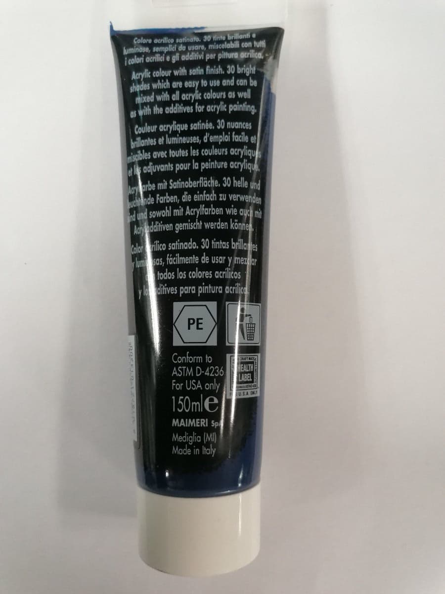 MAIMERI - COLORE ACRILICO BLU MARINA 150ml in Colori Stockdoc - Terni, commercioVirtuoso.it