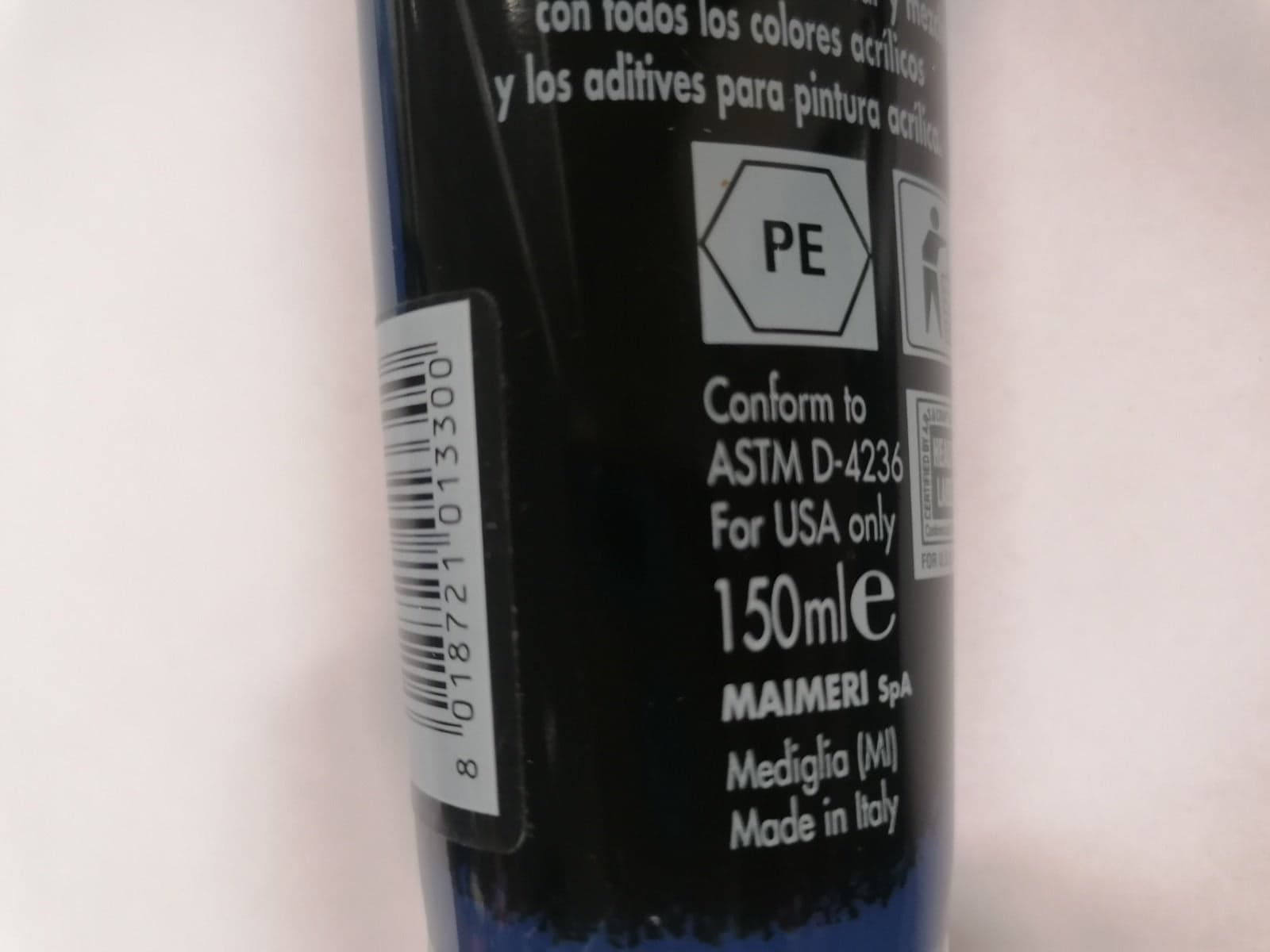 MAIMERI - COLORE ACRILICO BLU MARINA 150ml in Colori Stockdoc - Terni, commercioVirtuoso.it