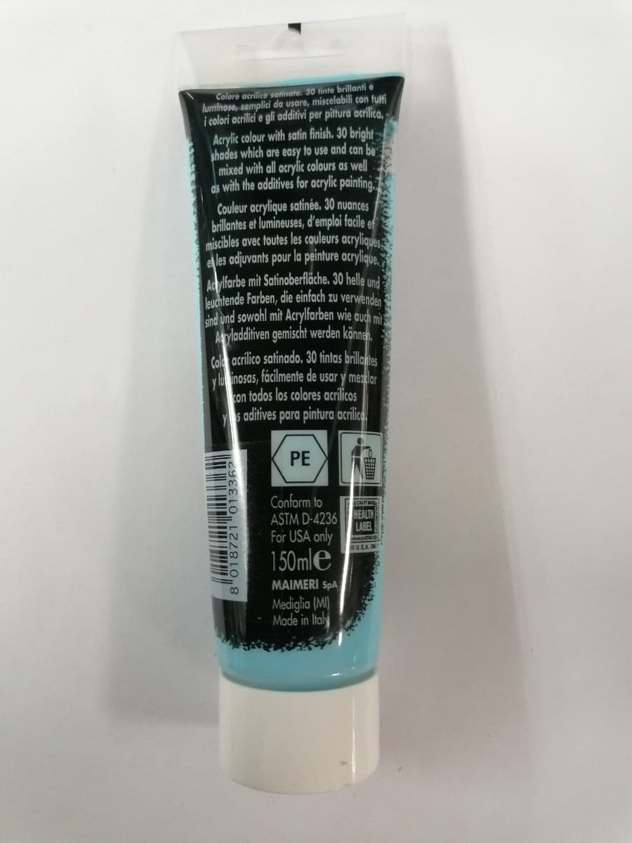 MAIMERI - COLORE ACRILICO CELESTE 150ml in Colori Stockdoc - Terni, commercioVirtuoso.it
