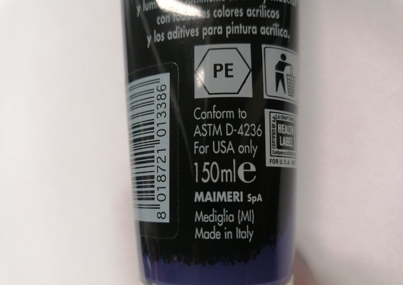 MAIMERI - COLORE ACRILICO VIOLETTO 150ml in Colori Stockdoc - Terni, commercioVirtuoso.it