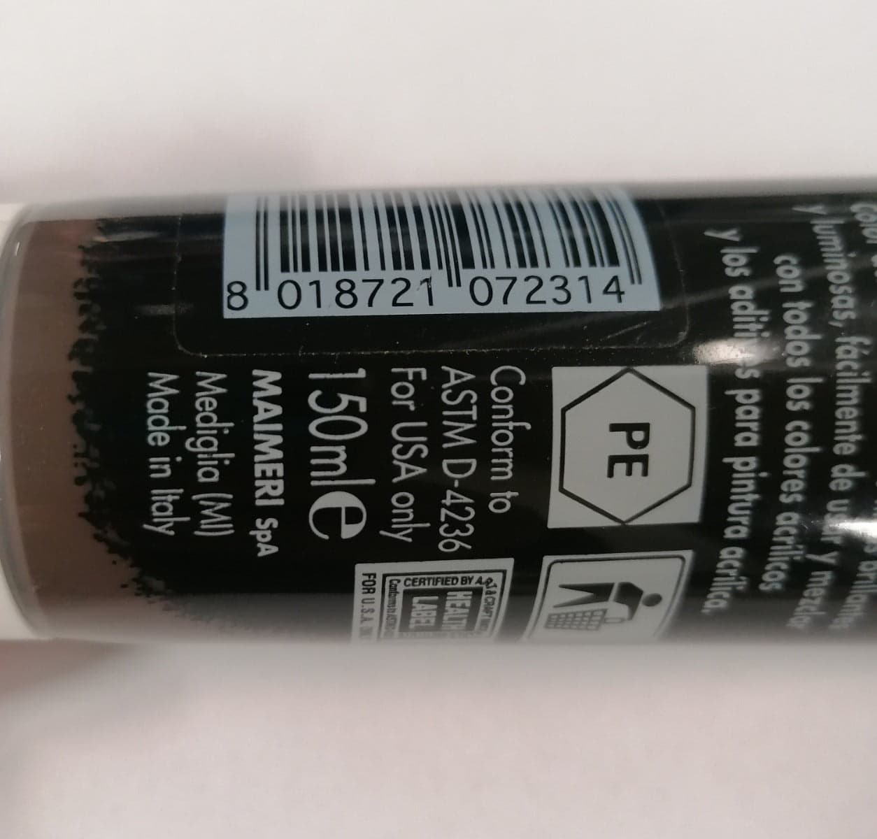 MAIMERI - COLORE ACRILICO TERRA D' OMBRA NATURALE 150ml in Colori Stockdoc - Terni, commercioVirtuoso.it
