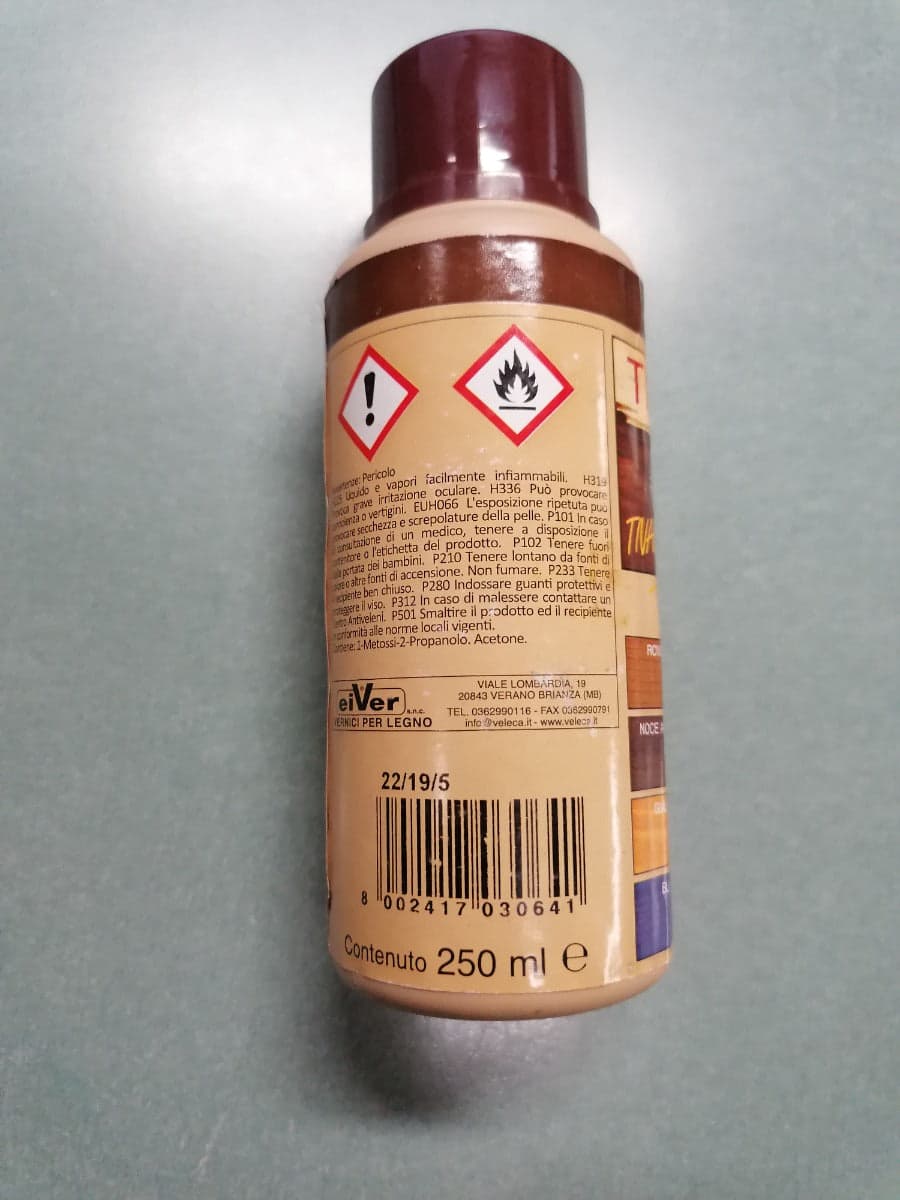 VELECA - TIVAL COLOR TINGILEGNO ROSSO 250ML in Pittura colorante Stockdoc - Terni, commercioVirtuoso.it