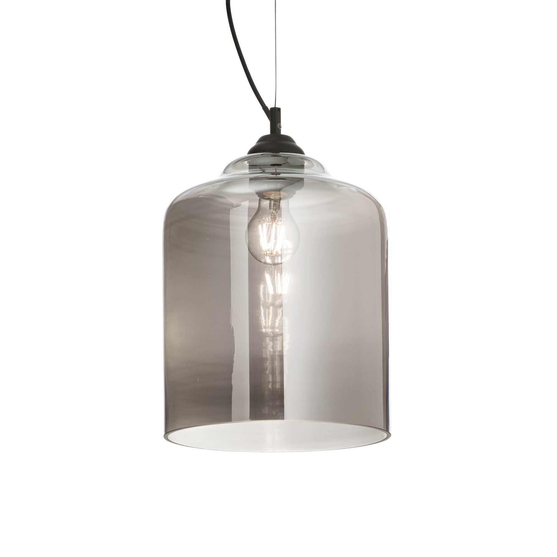 Lampada A Sospensione BISTRO' SP1 SQUARE FUME' in Lampade a sospensione Led Mall Home - Napoli, commercioVirtuoso.it