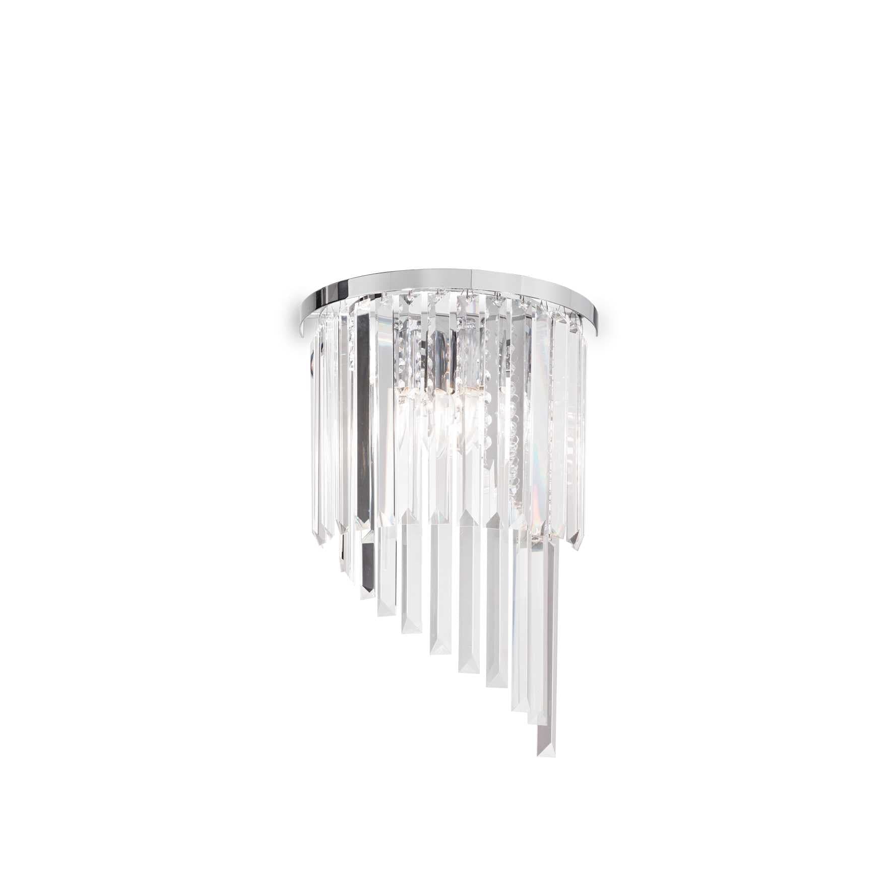 Lampada Da Parete CARLTON AP3 CROMO in Applique Led Mall Home - Napoli, commercioVirtuoso.it