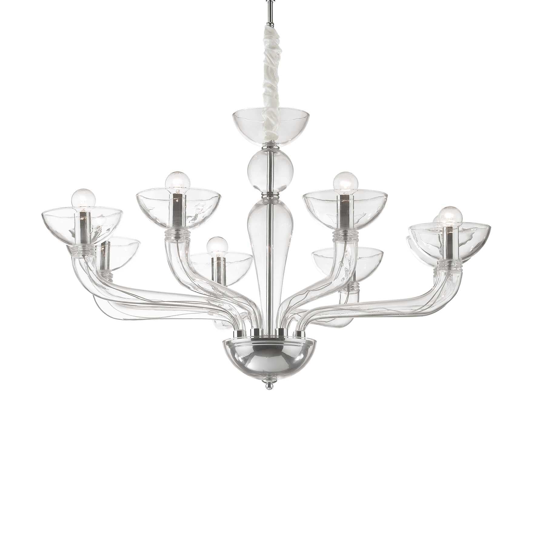 Lampada A Sospensione CASANOVA SP8 TRASPARENTE