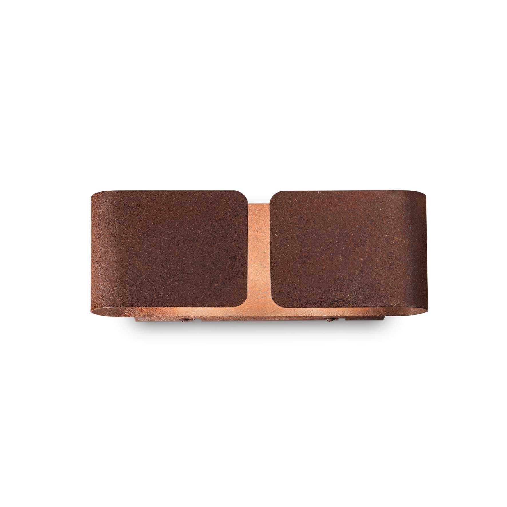 Lampada Da Parete CLIP AP2 MINI CORTEN in Lampade da parete Led Mall Home - Napoli, commercioVirtuoso.it