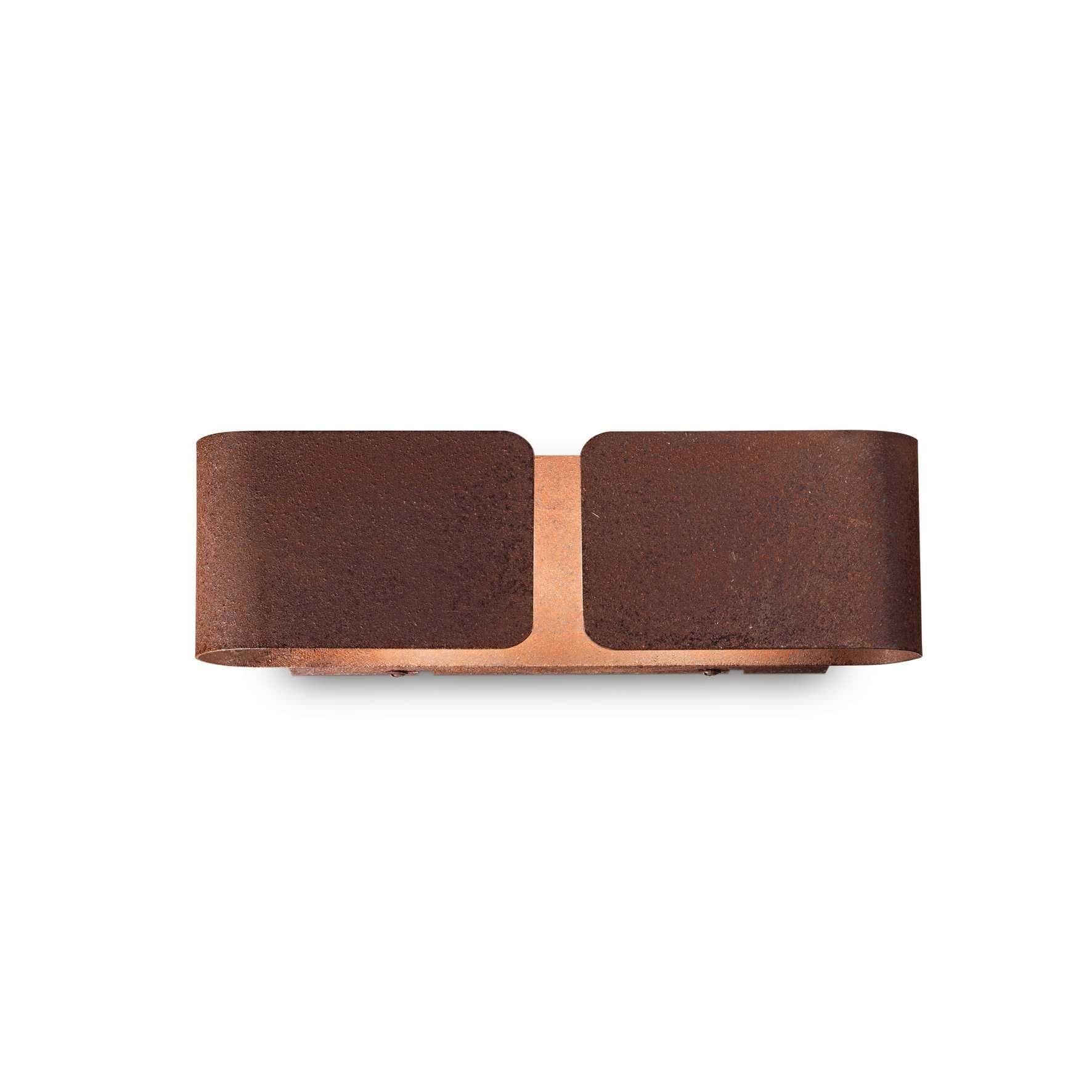Lampada Da Parete CLIP AP2 SMALL CORTEN in Applique Led Mall Home - Napoli, commercioVirtuoso.it